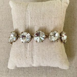 Stella & Dot Amelie gold & crystal bracelet